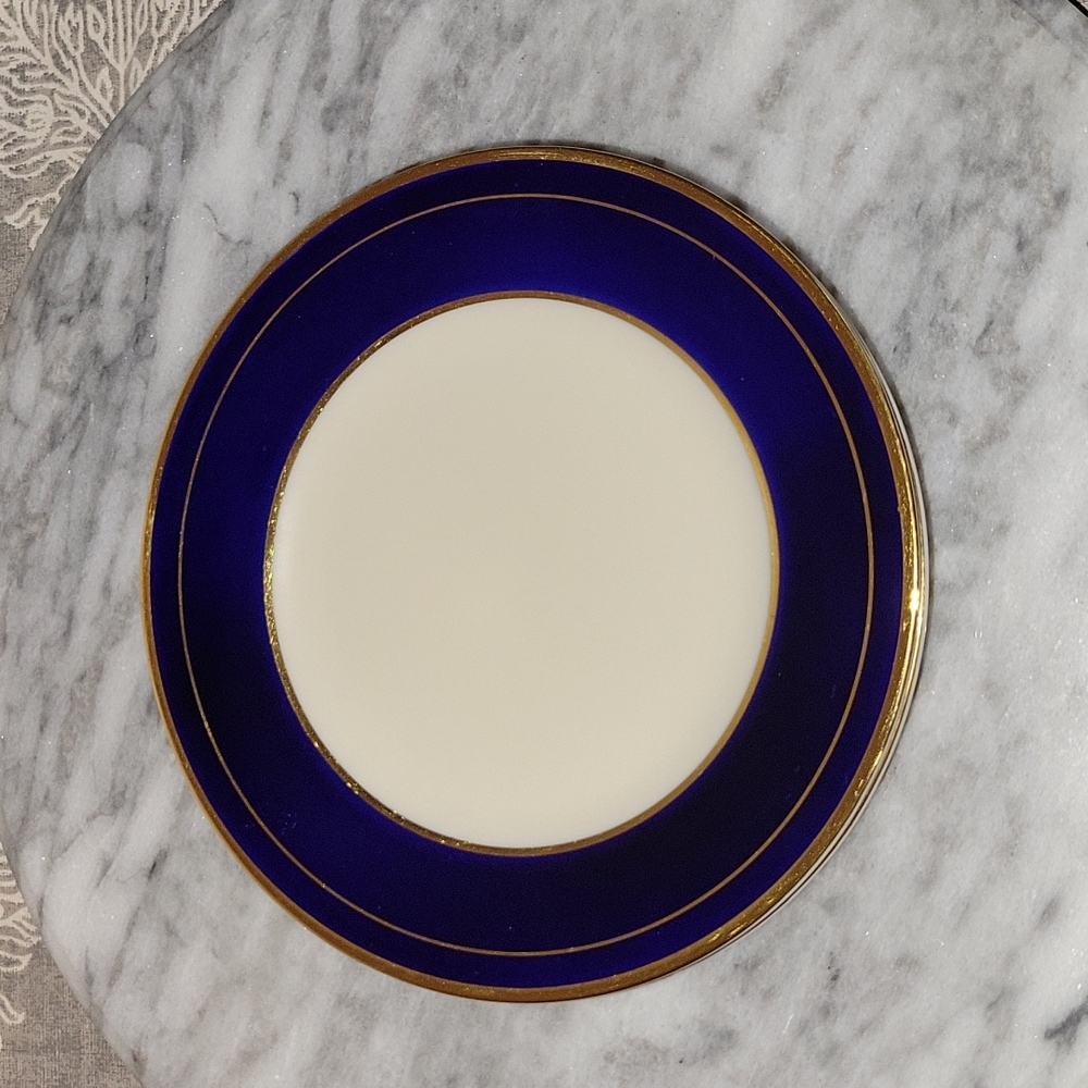 Vintage | Set of 4 Old Ivory Syracuse China Bread & Butter Plates | SY227
